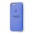 Чохол Silicone для iPhone 6 / 6s case синій 2855203