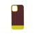 Чохол для iPhone 12 / 12 Pro Bichromatic brown burgundy / yellow 2860998