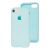 Чохол для iPhone 7 / 8 Silicone Full бірюзовий / turquoise 2866388