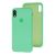 Чохол для iPhone Xr Silicone Full зелений / spearmint 2867583