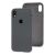 Чохол для iPhone Xr Silicone Full charcoal gray 2867530