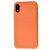 Чохол для iPhone Xr Leather classic "orange" 2885676