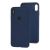 Чохол для iPhone Xs Max Silicone Full синій / midnight blue 2893983