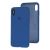 Чохол для iPhone X / Xs Silicone Full синій / navy blue 2893764