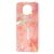 Чохол для Xiaomi Redmi Note 9T Marble блискітки рожевий 2894286