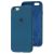 Чохол для iPhone 6/6s Silicone Full синій / cosmos blue 2895142