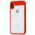 Чохол для Apple iPhone X / Xs Rock Clarity червоний 2908725