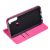 Чохол книжка для Xiaomi Redmi Note 8T Black magnet рожевий 2910322