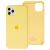 Чохол silicone для iPhone 11 Pro Max case yellow 2911828