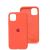 Чохол для iPhone 11 Silicone Full оранжевий / pink citrus 2913391