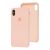 Чохол silicone case для iPhone Xs Max pink sand 2940786