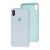Чохол silicone case для iPhone Xs Max mist blue 2940997