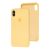 Чохол silicone case для iPhone Xs Max yellow 2940984