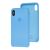 Чохол silicone case для iPhone Xs Max blue 2941025