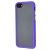 Чохол LikGus Maxshield для iPhone 6 / 7 / 8 матовий фіолетовий / салатовий 2944561