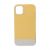 Чохол для iPhone 11 Bichromatic creamy-yellow/white 2976656