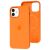 Чохол для iPhone 12/12 Pro Silicone case with MagSafe and Splash Screen kumquat 2980242