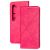 Чохол книжка Business Leather для Xiaomi Mi Note 10 Lite малиновий 2989919