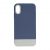 Чохол для iPhone X / Xs Bichromatic blue / white 2998940
