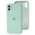 Чохол для iPhone 11 Silicone Slim Full camera turquoise 3000605