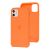 Чохол Silicone для iPhone 11 case papaya 3042548