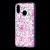 Чохол для Huawei P20 Lite Блискучі вода рожевий "рожеві квіти" 3058099
