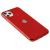Чохол для iPhone 11 Pro Max Silicone case матовий (TPU) червоний 3065353
