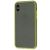Чохол для iPhone X/Xs "LikGus Maxshield" зелений/жовтий 3068588