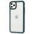 Чохол для iPhone 11 Pro Max Metal Buttons темно-зелений 3087085