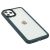 Чохол для iPhone 11 Pro Max Metal Buttons темно-зелений 3087084