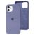 Чохол для iPhone 12/12 Pro Square Full silicone сірий / lavender gray 3089091