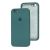 Чохол для iPhone 6/6s Silicone Full camera зелений / pine green 3104176