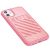 Чохол для iPhone 11 off-white leather рожевий 3105553
