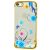 Чохол для iPhone 5 із золотистою окантовкою блакитні метелики 3110510