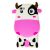 3D чохол корова для iPhone 6 біло-рожевий 3112260