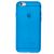 Чохол силіконовий для iPhone 6 прозоро синій 3115552
