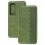 Чохол книжка для Xiaomi Mi Note 10 Lite Getman Cubic зелений 3129826