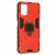 Чохол для Xiaomi Poco M3 / Redmi 9T Transformer Ring удароміцний з кільцем червоний 3131719