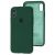 Чохол для iPhone X / Xs Silicone Full зелений / forest green 3141471