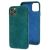 Чохол для iPhone 11 Pro Max Leather croco full зелений 3147727