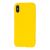 Чохол для iPhone X / Xs Matte жовтий 3160249