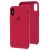 Чохол Silicone для iPhone X / Xs case рожево-червоний 3170920