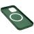 Чохол для iPhone 12 Pro Max Leather with MagSafe forest green 3191829