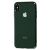 Чохол для iPhone Xs Max Silicone темно-зелений 3202306