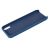 Чохол silicone для iPhone Xs Max case navy blue 3216253