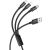 Кабель USB Hoco X47 Harbor 3in1 lightning -microUSB-Type-C 1m чорний 3227508