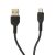 Кабель USB Hoco X13 Easy Charging microUSB 2.4A 1m чорний 3231073