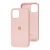 Чохол для iPhone 12 mini Silicone Full pink sand 3238564
