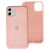 Чохол для iPhone 11 Silicone cover 360 рожевий 3255073