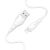 Кабель USB Borofone BX18 Lightning 2.4A 2m білий 3261049